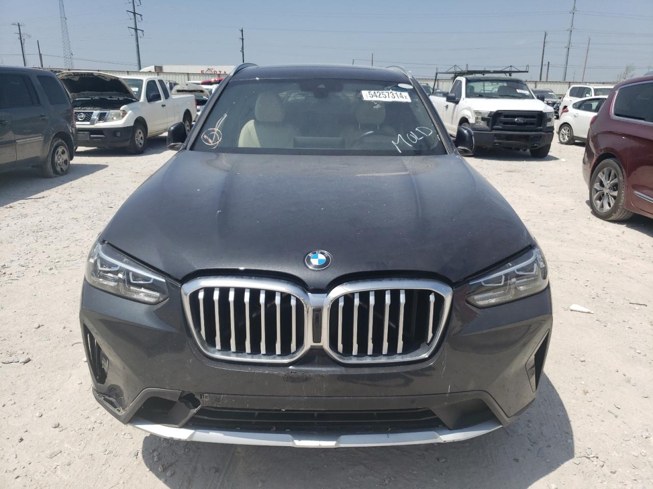 2022 BMW X3 SDRIVE30I VIN:5UX43DP0XN9K73616