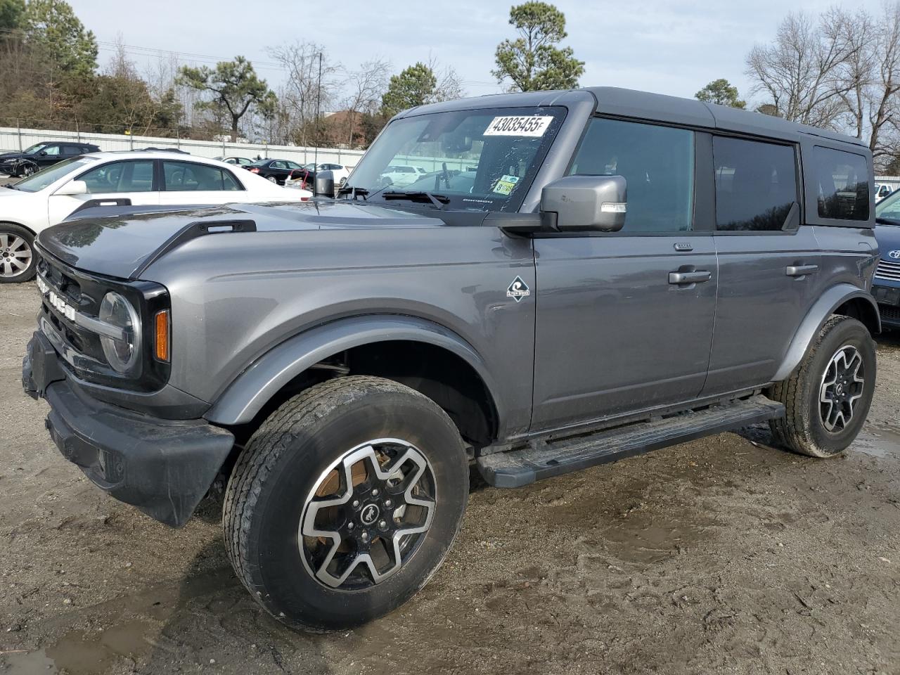 2022 FORD BRONCO BASE VIN:1FMEE5BPXNLB20484