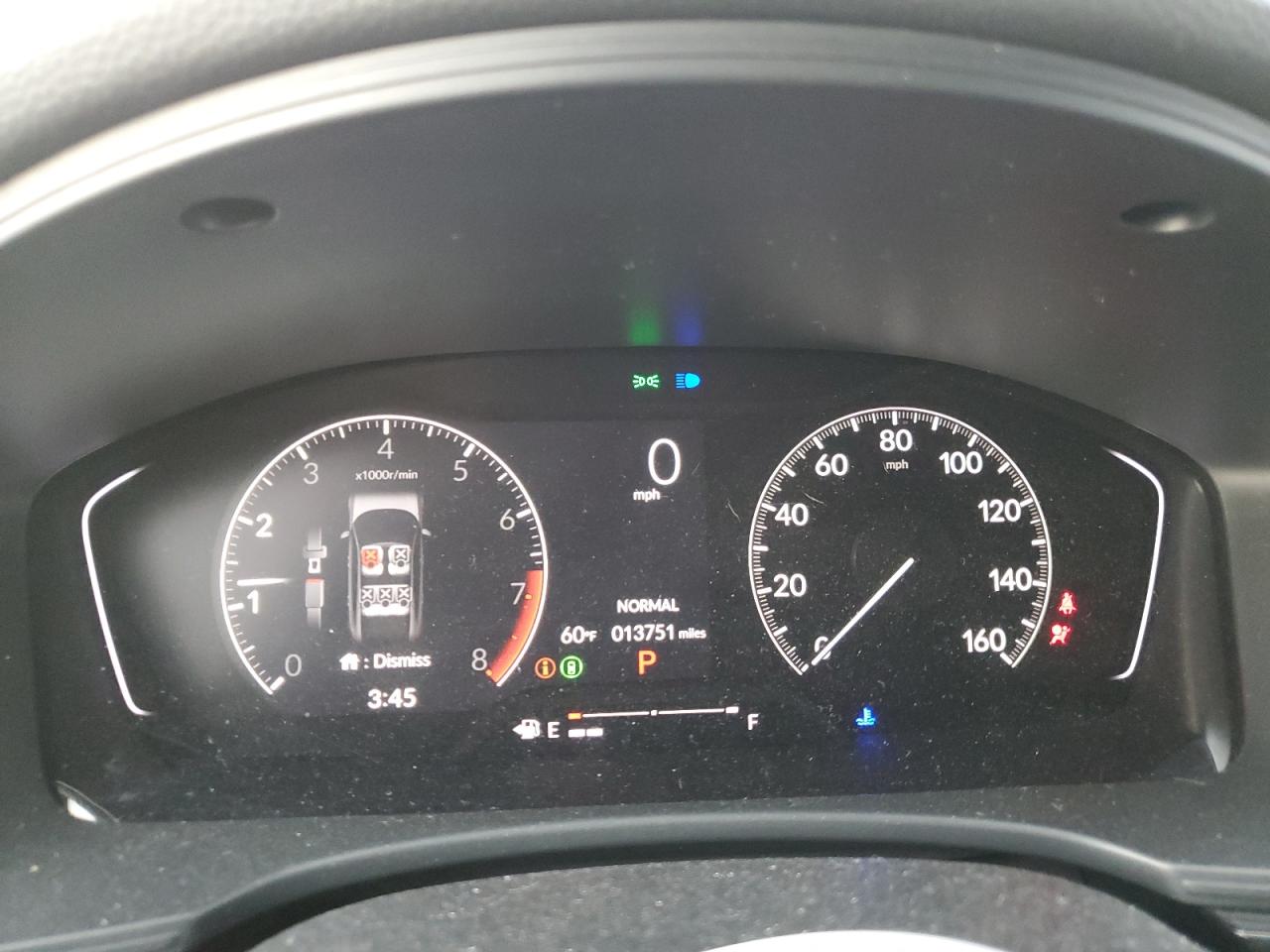 2022 HONDA CIVIC SPORT VIN:19XFL2H89NE006546