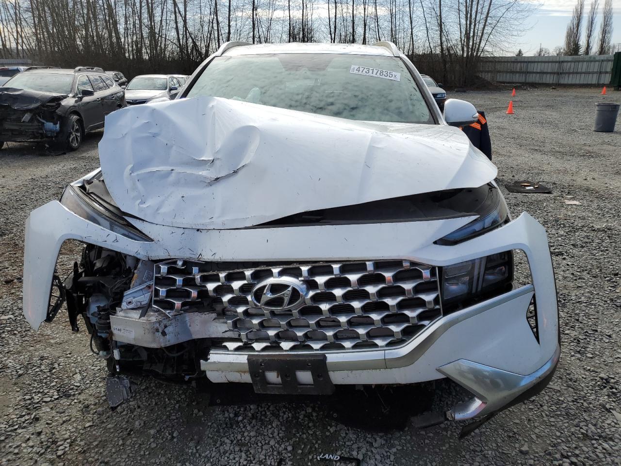 2022 HYUNDAI SANTA FE SEL VIN:5NMS6DAJ7NH418018