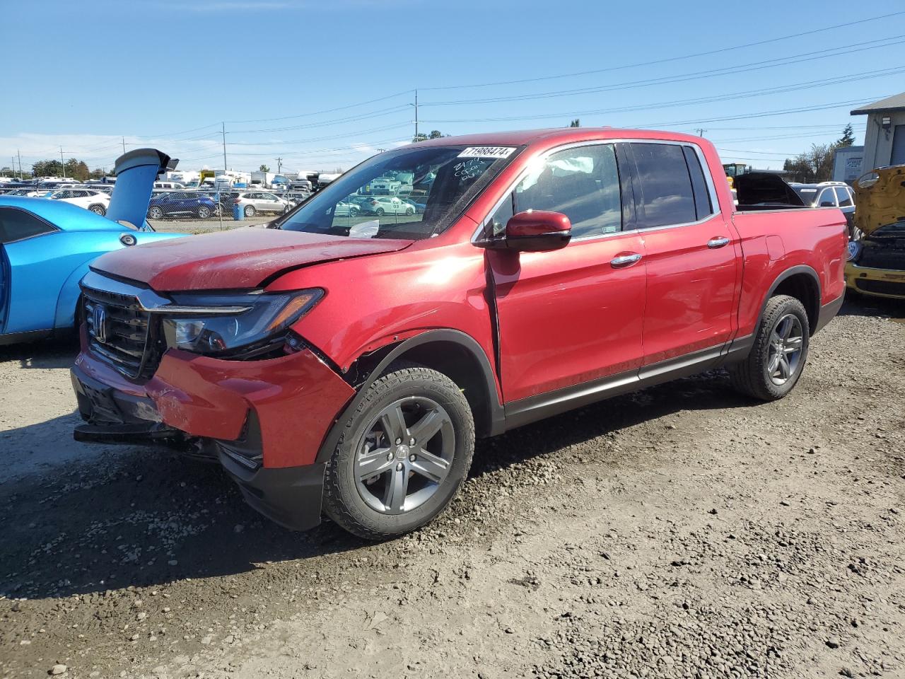 2023 HONDA RIDGELINE RTL-E VIN:5FPYK3F70PB048197