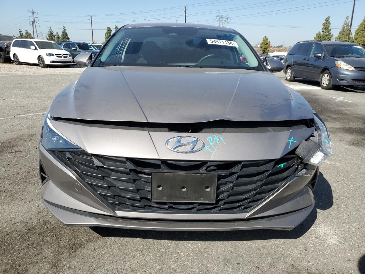 2022 HYUNDAI ELANTRA SEL VIN:KMHLS4AG5NU227397