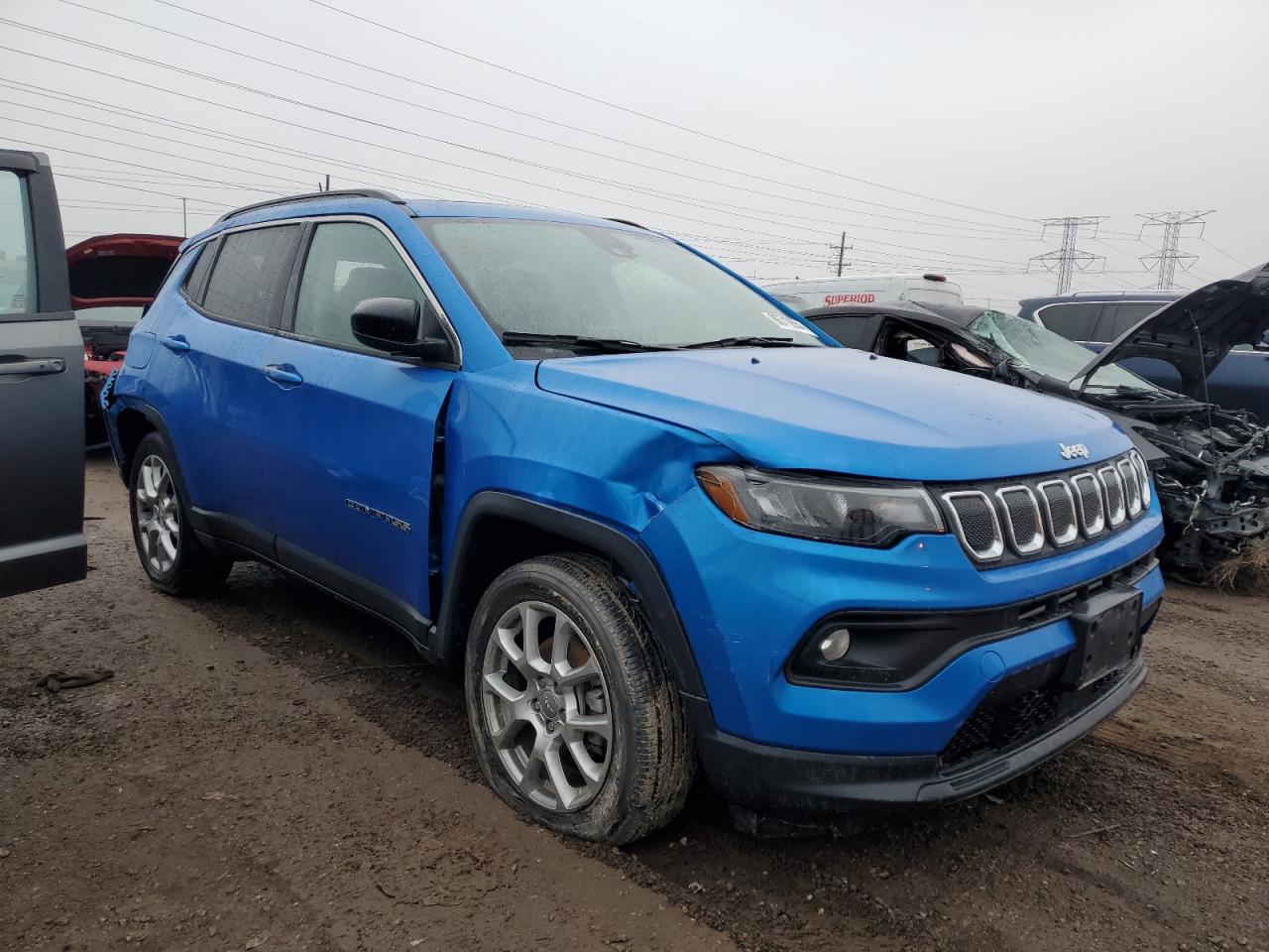 2022 JEEP COMPASS LATITUDE LUX VIN:3C4NJDFB0NT222681