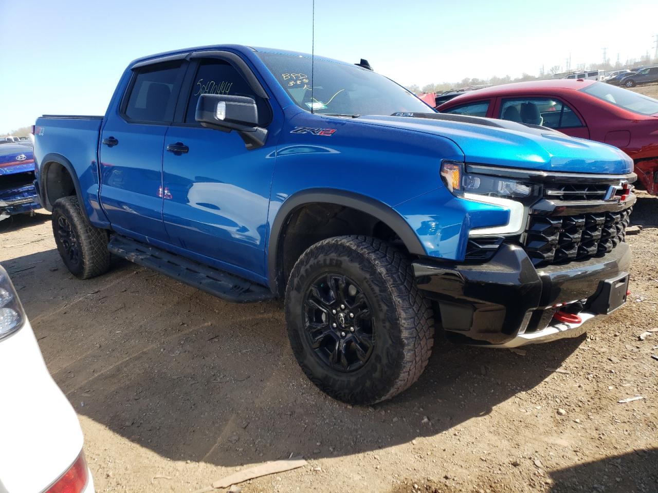 2022 CHEVROLET SILVERADO K1500 ZR2 VIN:3GCUDHEL9NG666266