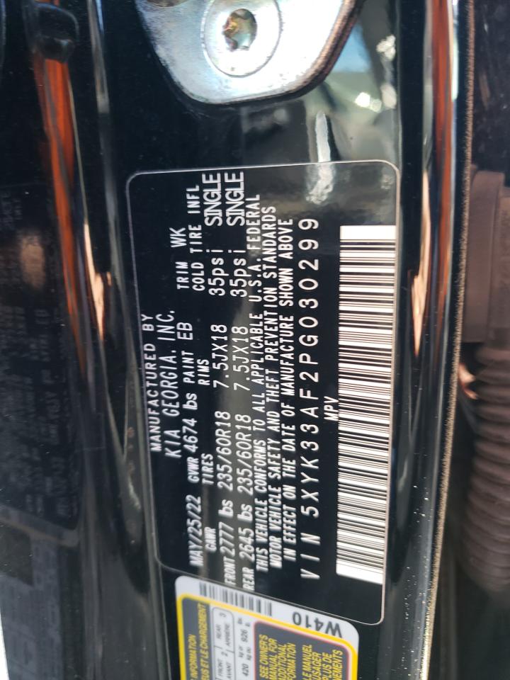 2023 KIA SPORTAGE EX VIN:5XYK33AF2PG030299