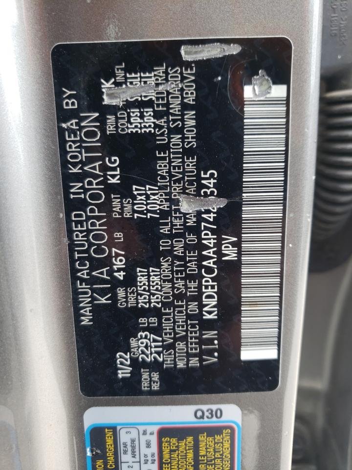 2023 KIA SELTOS LX VIN:KNDEPCAA4P7425345