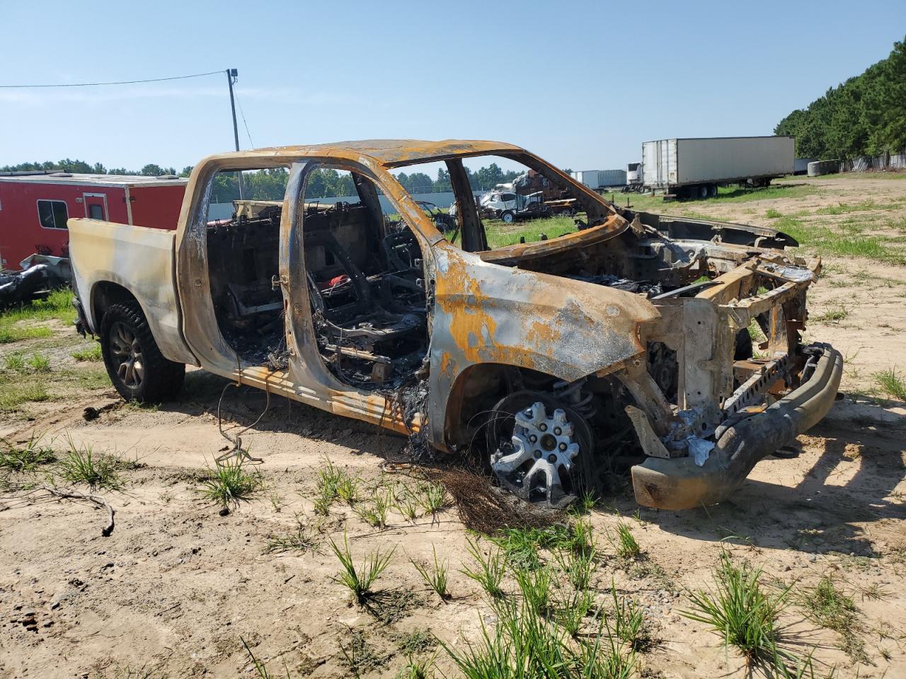 2022 CHEVROLET SILVERADO K1500 CUSTOM VIN:3GCPDBEK1NG567913