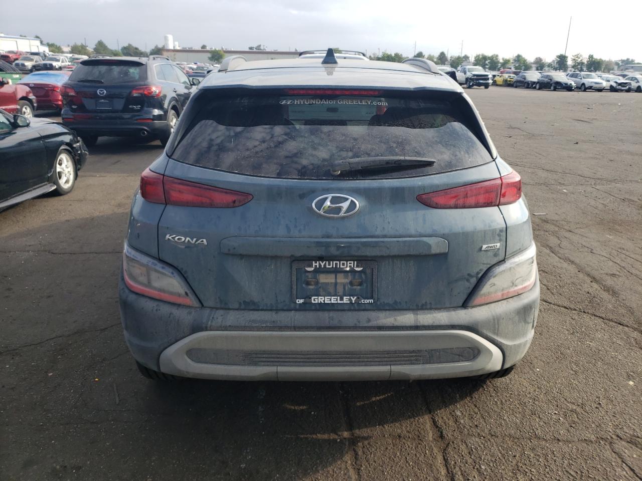 2022 HYUNDAI KONA SEL VIN:KM8K3CAB3NU855756