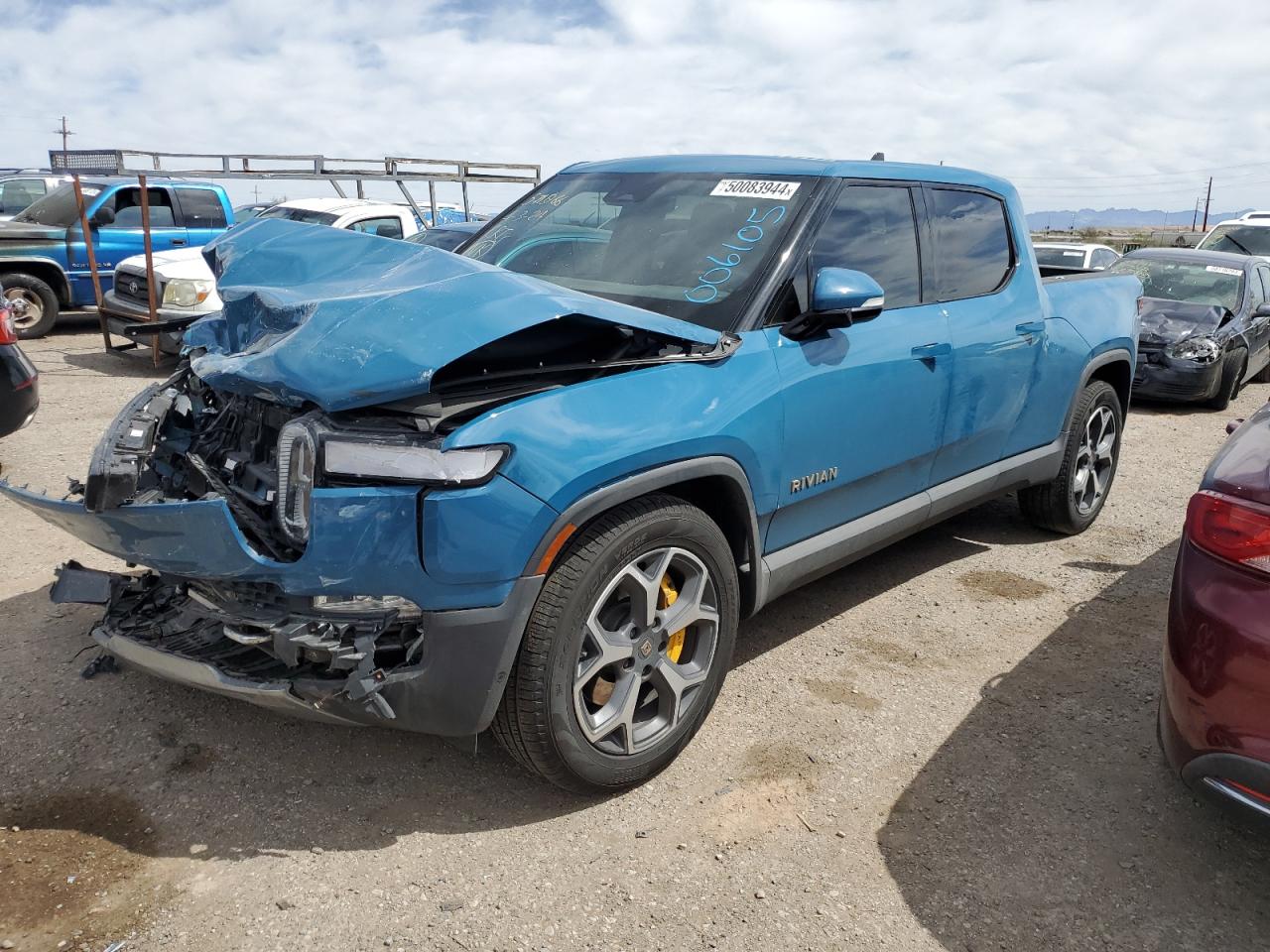 2022 RIVIAN R1T ADVENTURE VIN:7FCTGAAA6NN006105