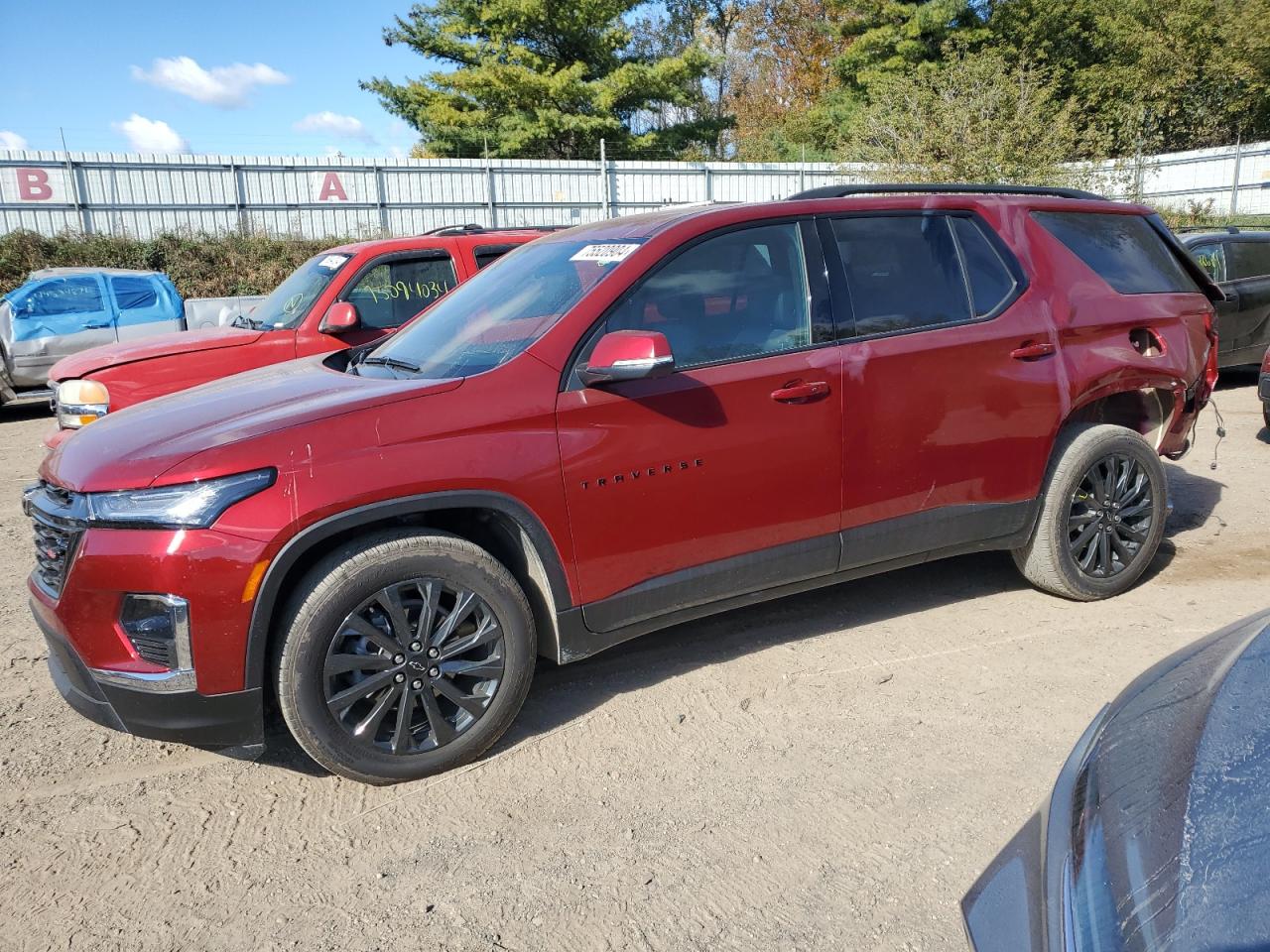 2023 CHEVROLET TRAVERSE RS VIN:1GNEVJKW6PJ339906