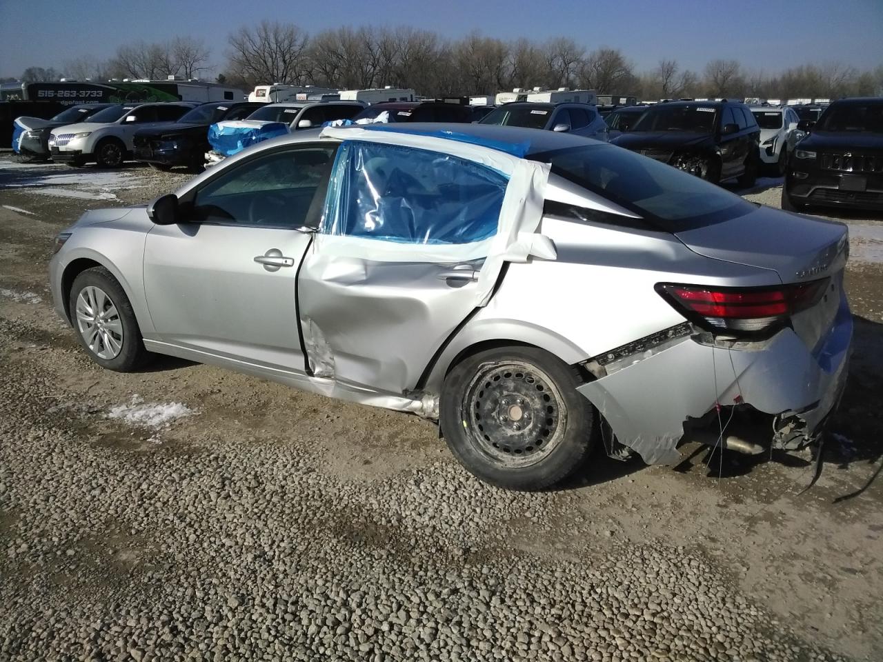 2022 NISSAN SENTRA S VIN:3N1AB8BV8NY236529