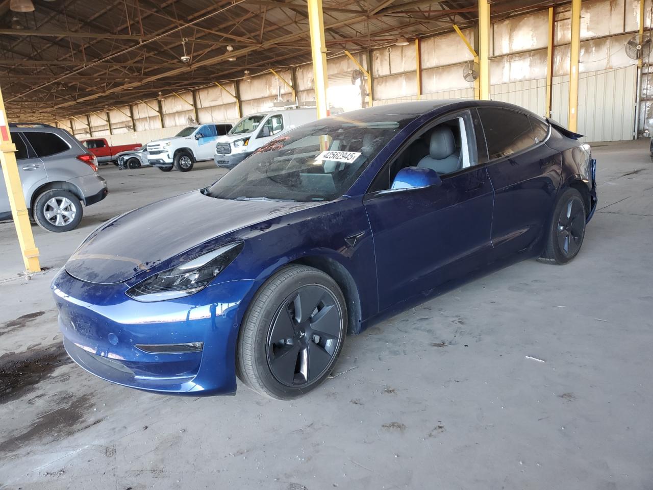 2022 TESLA MODEL 3  VIN:5YJ3E1EB8NF275784