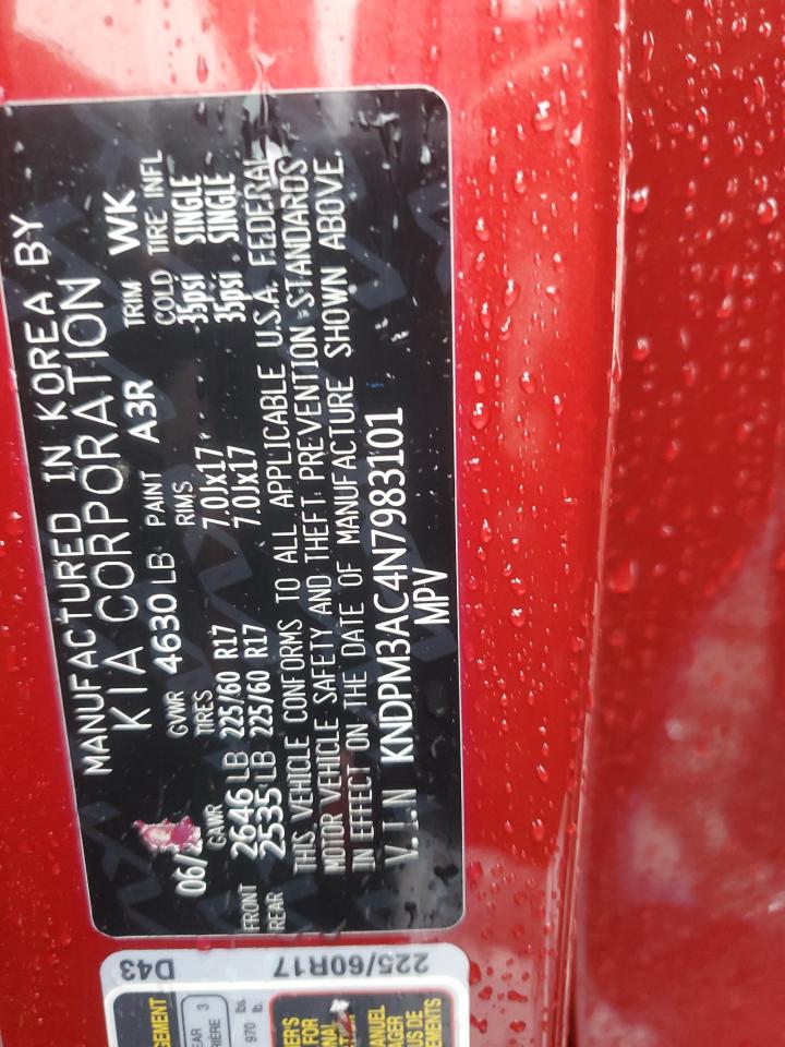 2022 KIA SPORTAGE LX VIN:KNDPM3AC4N7983101