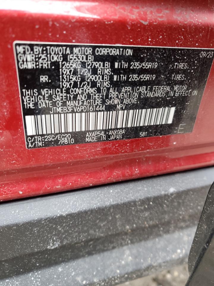 2023 TOYOTA RAV4 PRIME XSE VIN:JTMEB3FV6PD161444