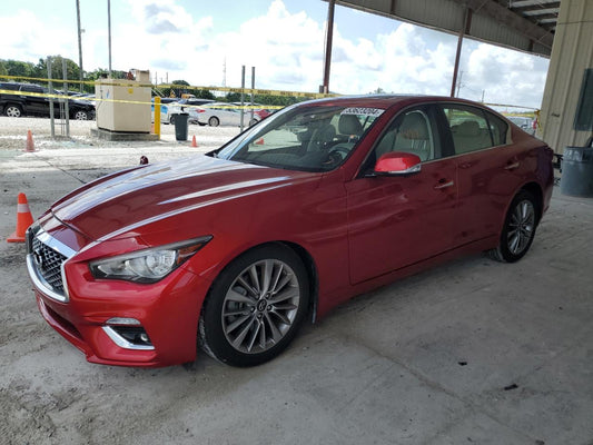 2022 INFINITI Q50 LUXE VIN:JN1EV7BR2NM341625