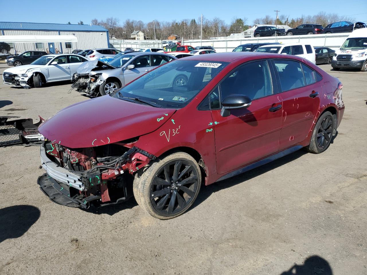 2022 TOYOTA COROLLA SE VIN:5YFS4MCE7NP104056