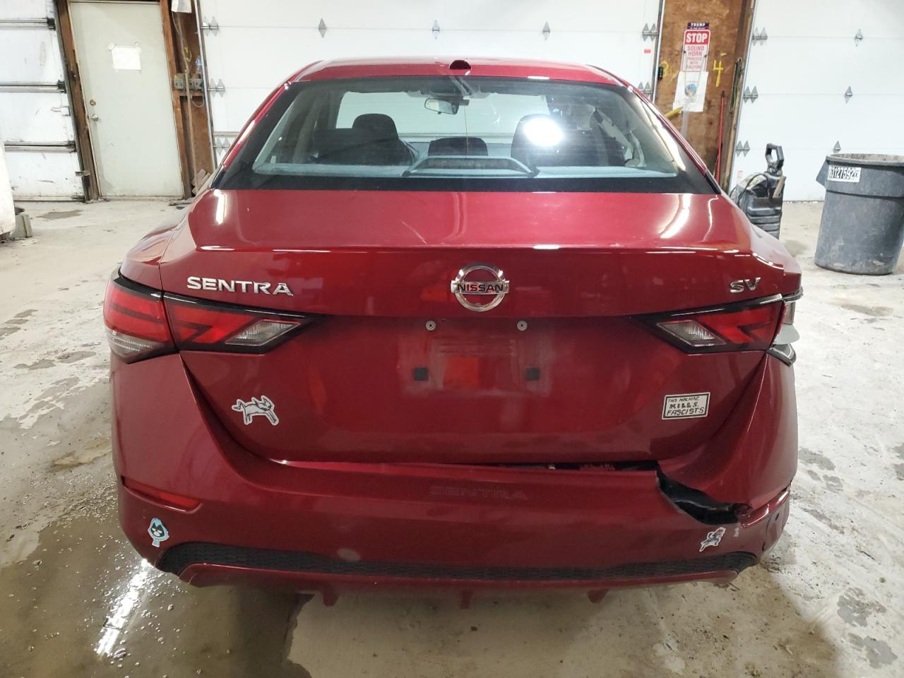 2022 NISSAN SENTRA SV VIN:3N1AB8CV0NY219562