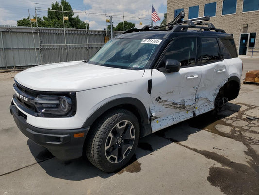 2022 FORD BRONCO SPORT OUTER BANKS VIN:3FMCR9C66NRD16187