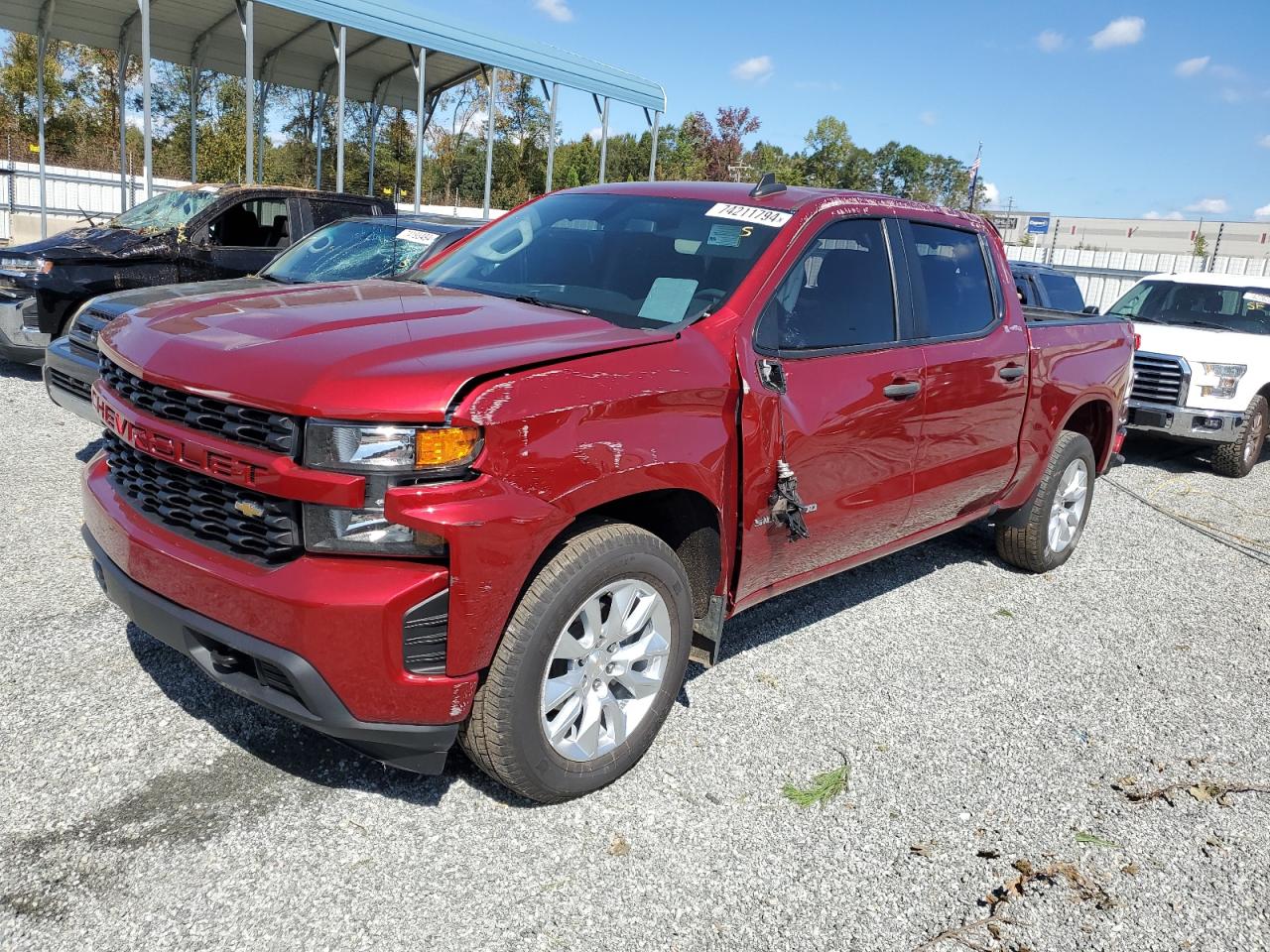 2022 CHEVROLET SILVERADO LTD C1500 CUSTOM VIN:1GCPWBEK0NZ142614