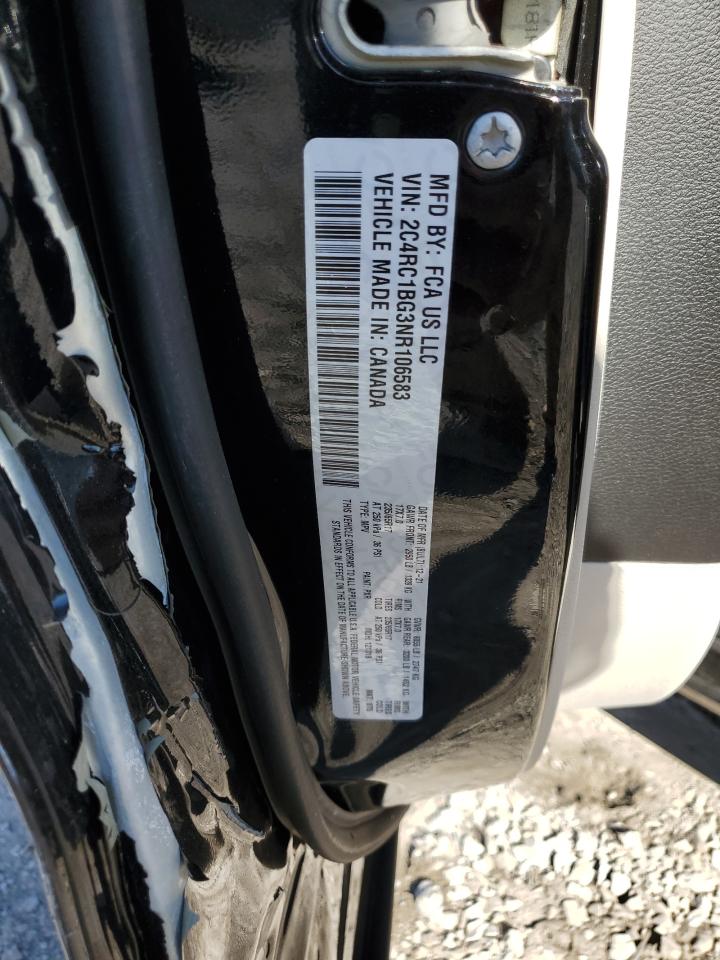 2022 CHRYSLER PACIFICA TOURING L VIN:2C4RC1BG3NR106583