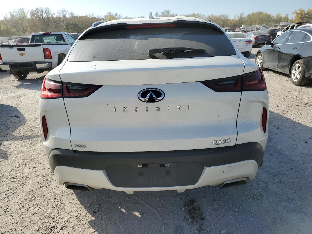 2022 INFINITI QX55 ESSENTIAL VIN:3PCAJ5K39NF100533