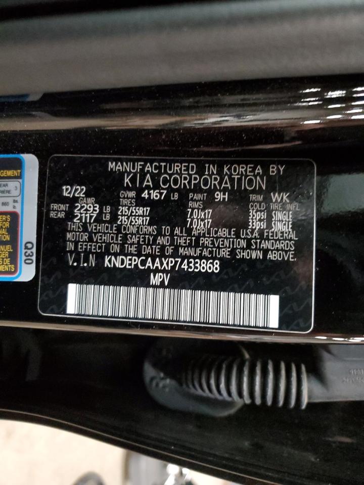 2023 KIA SELTOS LX VIN:KNDEPCAAXP7433868