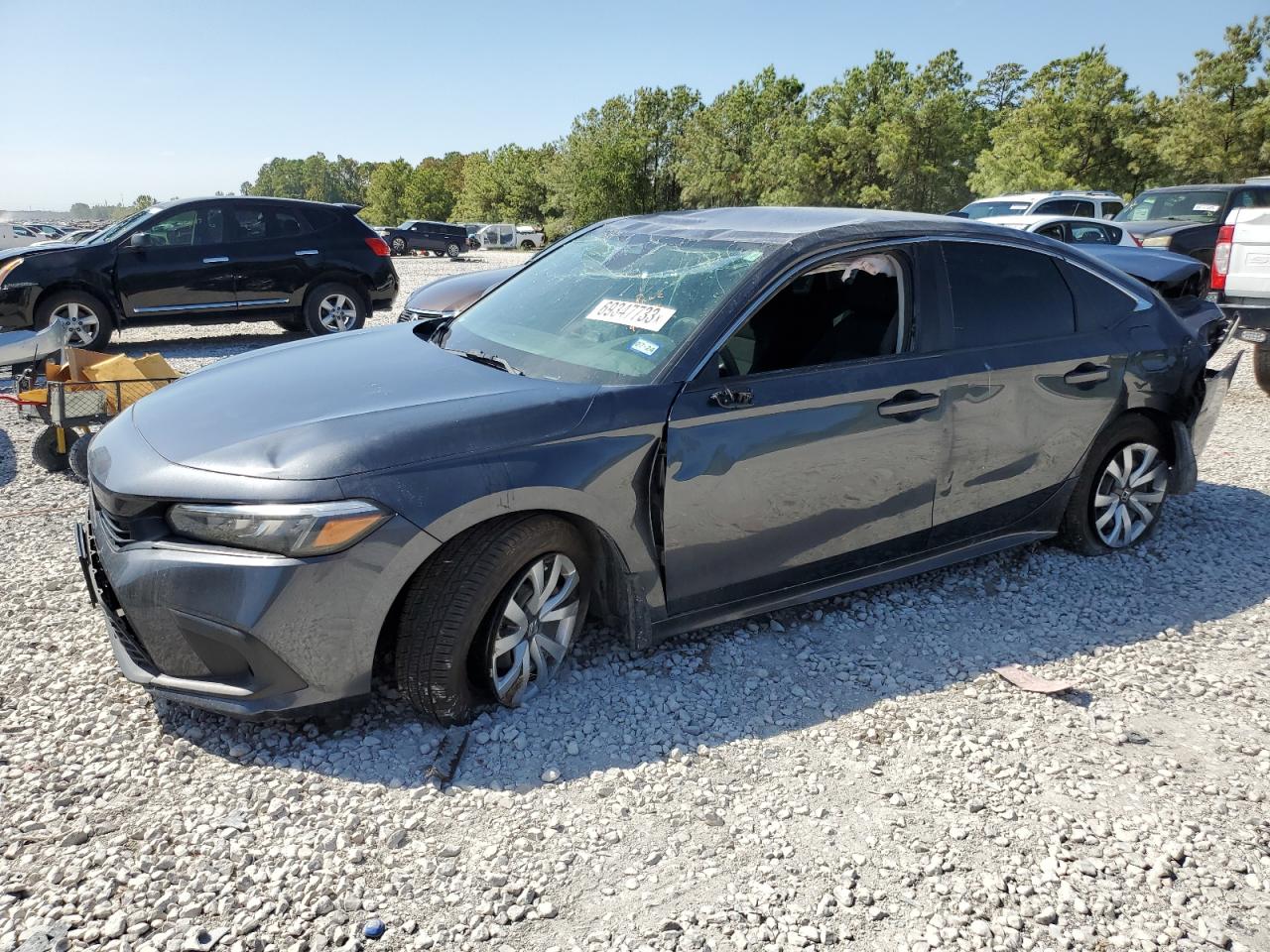 2022 HONDA CIVIC LX VIN:2HGFE2F24NH511814