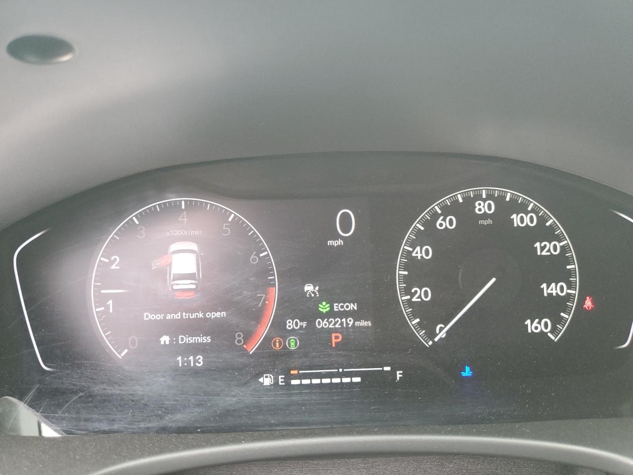 2022 HONDA CIVIC SPORT VIN:2HGFE2F52NH542649