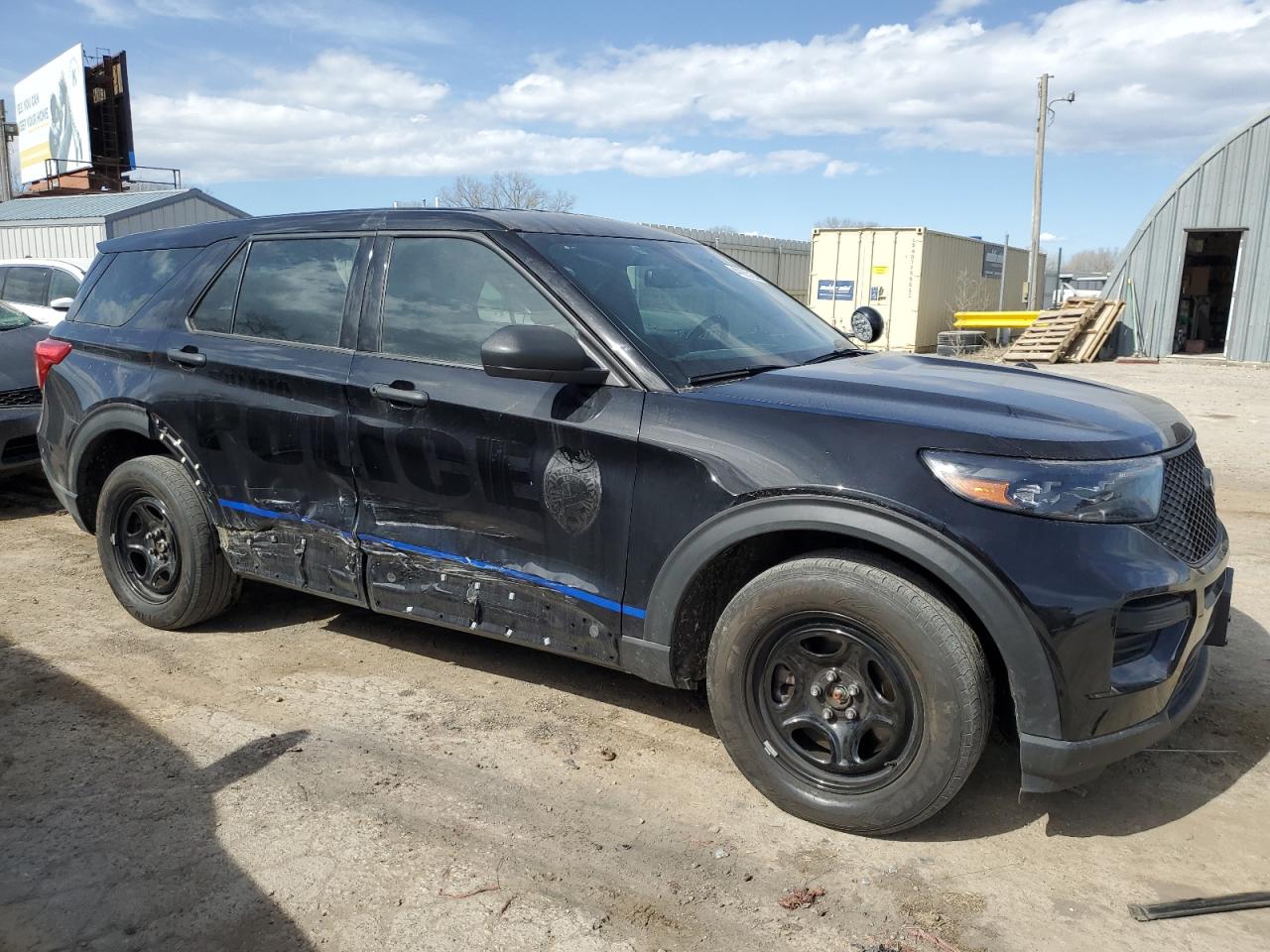 2023 FORD EXPLORER POLICE INTERCEPTOR VIN:1FM5K8AB3PGA79918