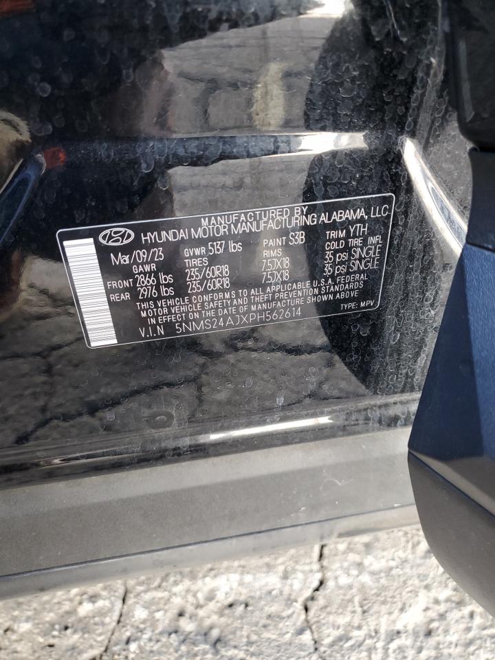 2023 HYUNDAI SANTA FE SEL VIN:5NMS24AJXPH562614