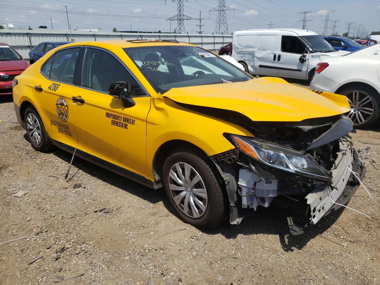 2022 TOYOTA CAMRY LE VIN:4T1C31AK1NU574015