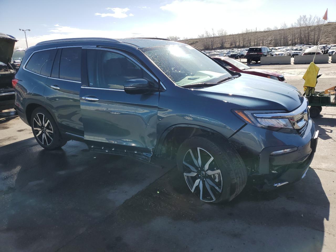 2022 HONDA PILOT ELITE VIN:5FNYF6H06NB042559