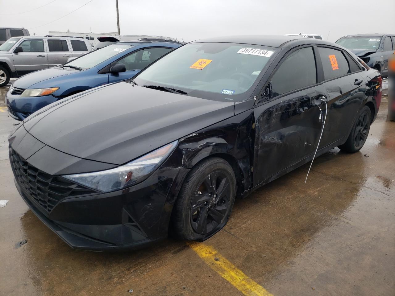 2022 HYUNDAI ELANTRA BLUE VIN:KMHLM4AJ7NU031595