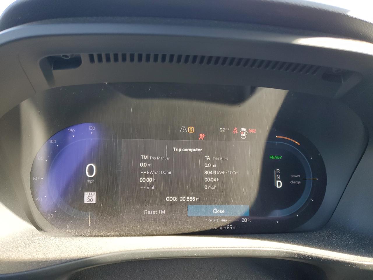 2023 VOLVO C40 RECHARGE ULTIMATE VIN:YV4ED3GM2P2045019