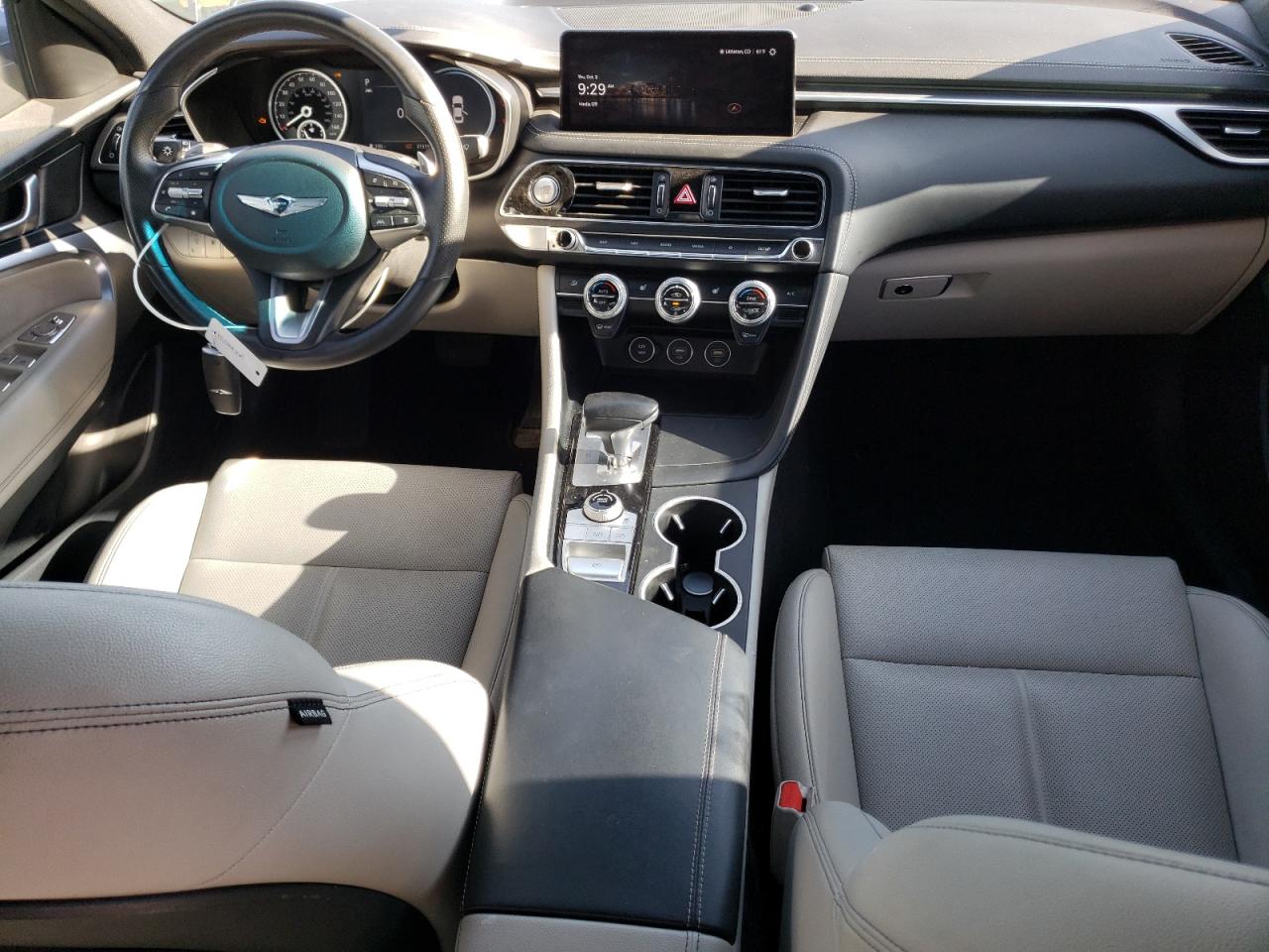 2022 GENESIS G70 BASE VIN:KMTG34TAXNU094665