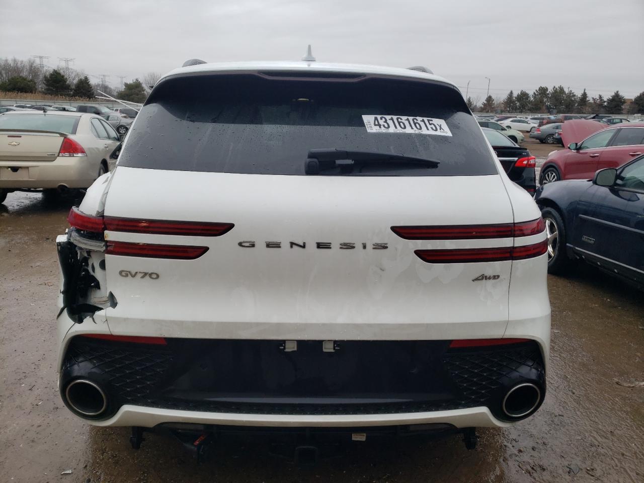 2023 GENESIS GV70 BASE VIN:KMUMADTB6PU104589