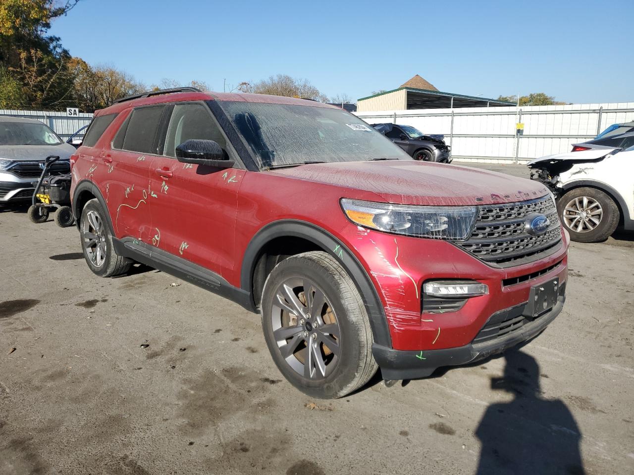 2022 FORD EXPLORER XLT VIN:1FMSK8DH4NGB11193