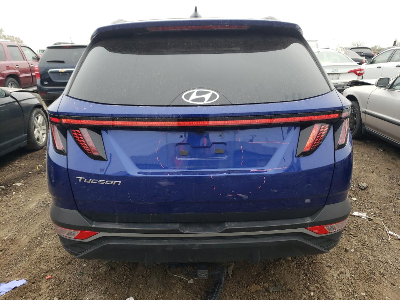 2022 HYUNDAI TUCSON SEL VIN:5NMJC3AE1NH134644