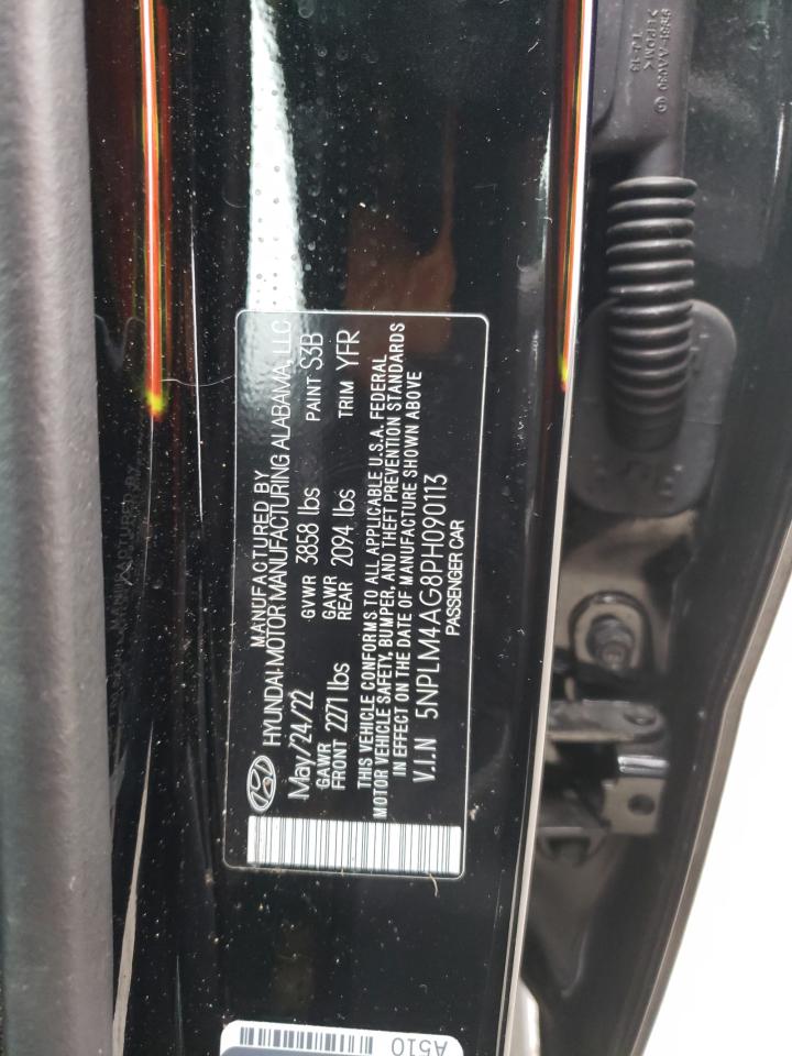2023 HYUNDAI ELANTRA SEL VIN:1FT8W4DT9BEC62814