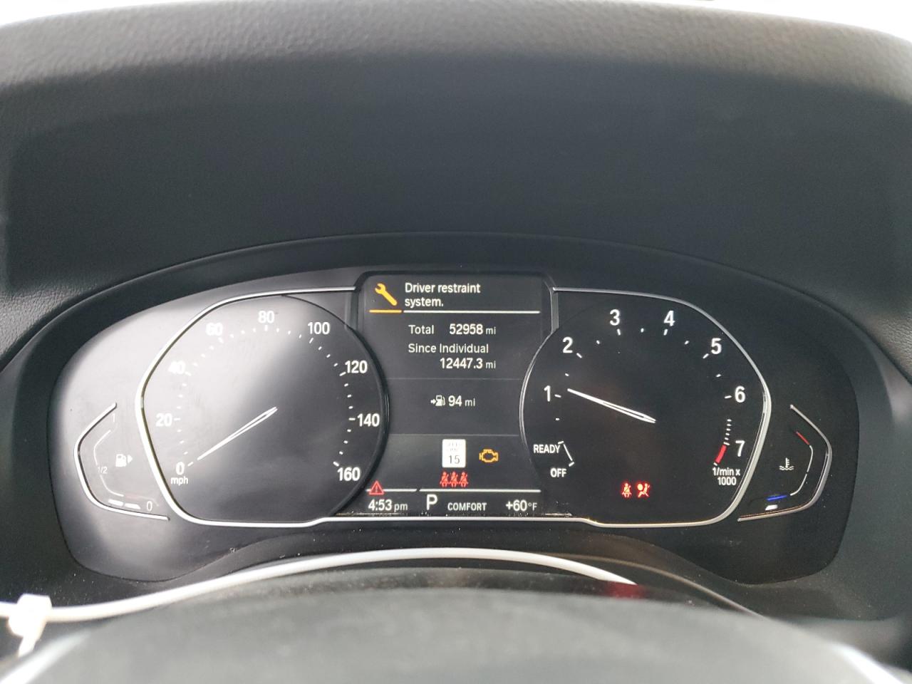 2022 BMW X3 SDRIVE30I VIN:5UX43DP03N9L84007