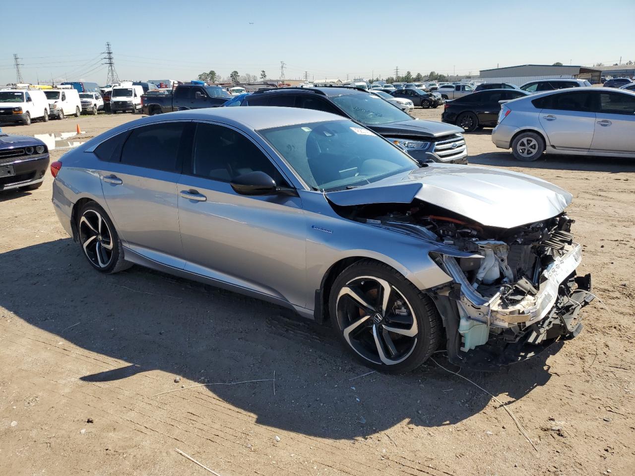 2022 HONDA ACCORD HYBRID SPORT VIN:1HGCV3F21NA004375