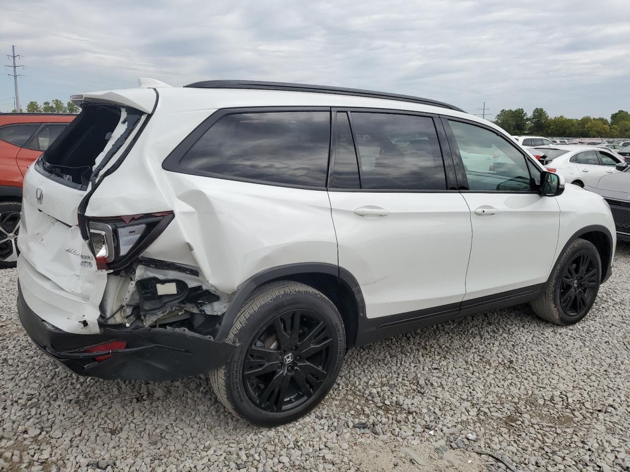 2022 HONDA PILOT BLACK VIN:5FNYF6H77NB029249