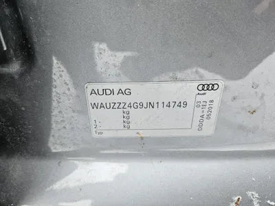 2018 Audi A6 WAUZZZ4G9JN114749 VIN:WAUZZZ4G9JN114749