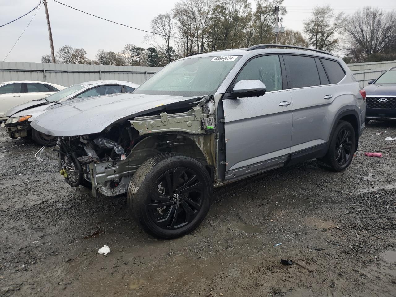 2022 VOLKSWAGEN ATLAS SE VIN:1V2HR2CA4NC526578