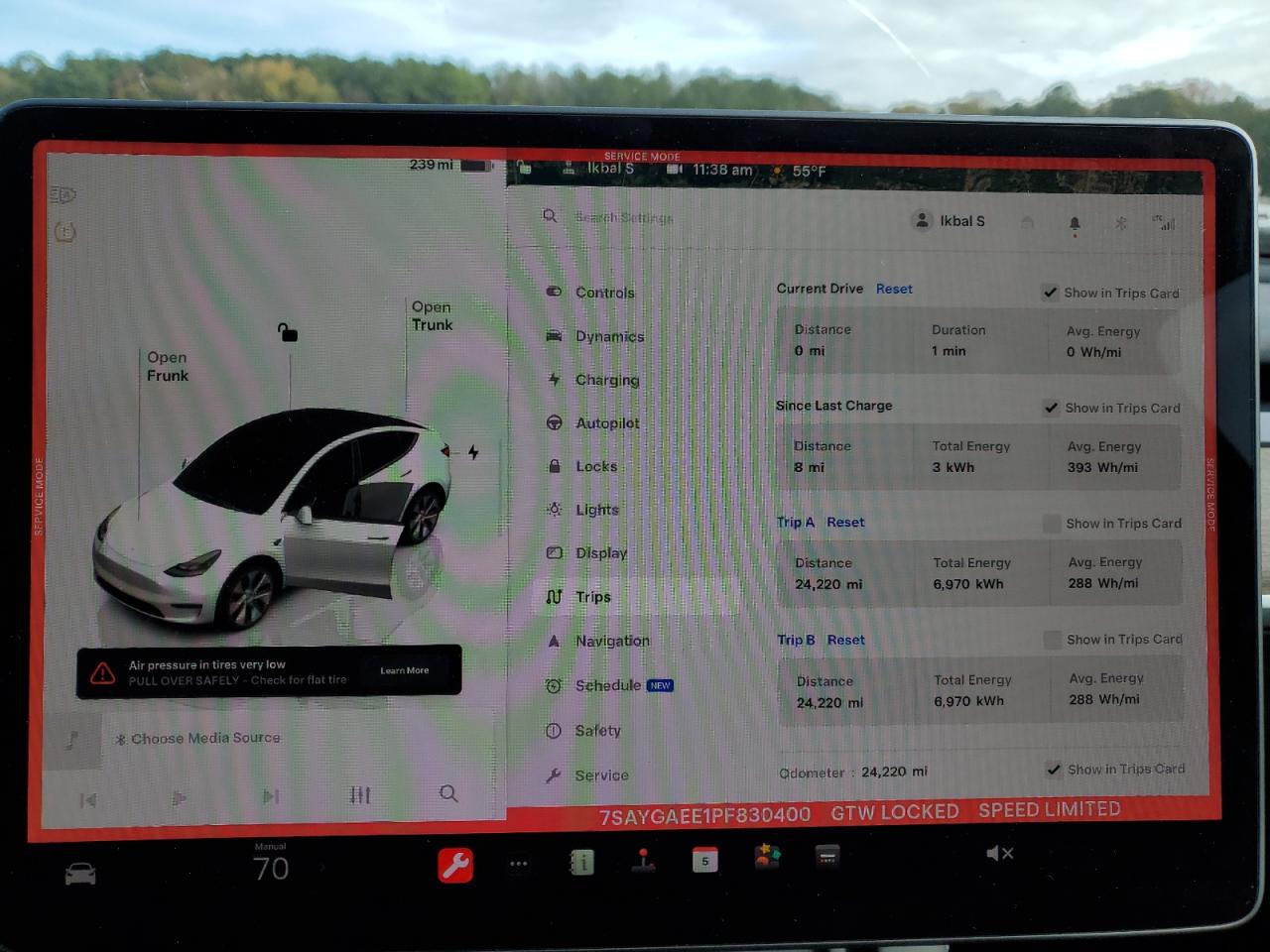 2023 TESLA MODEL Y  VIN:7SAYGAEE1PF830400