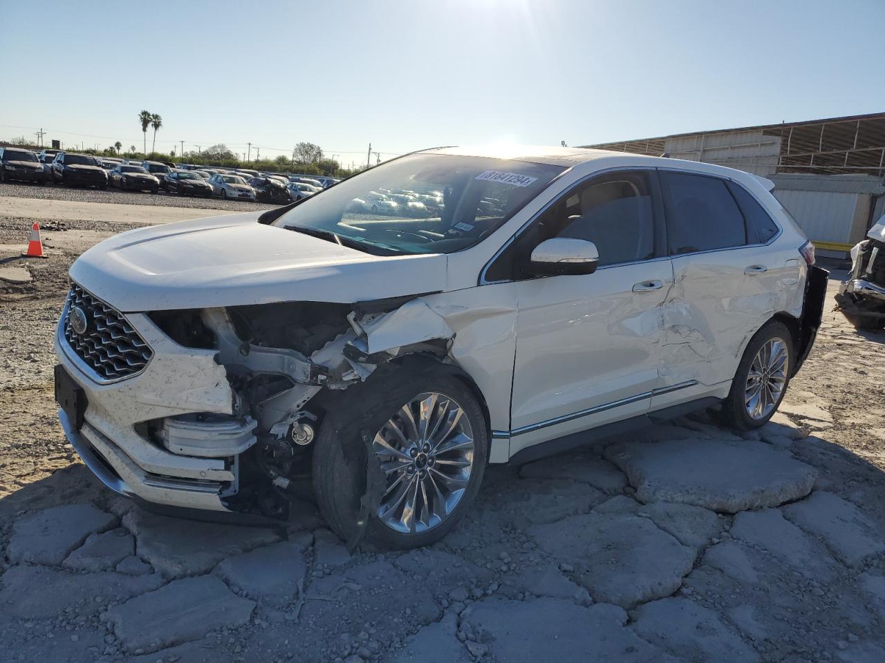 2022 FORD EDGE TITANIUM VIN:2FMPK4K96NBA41410
