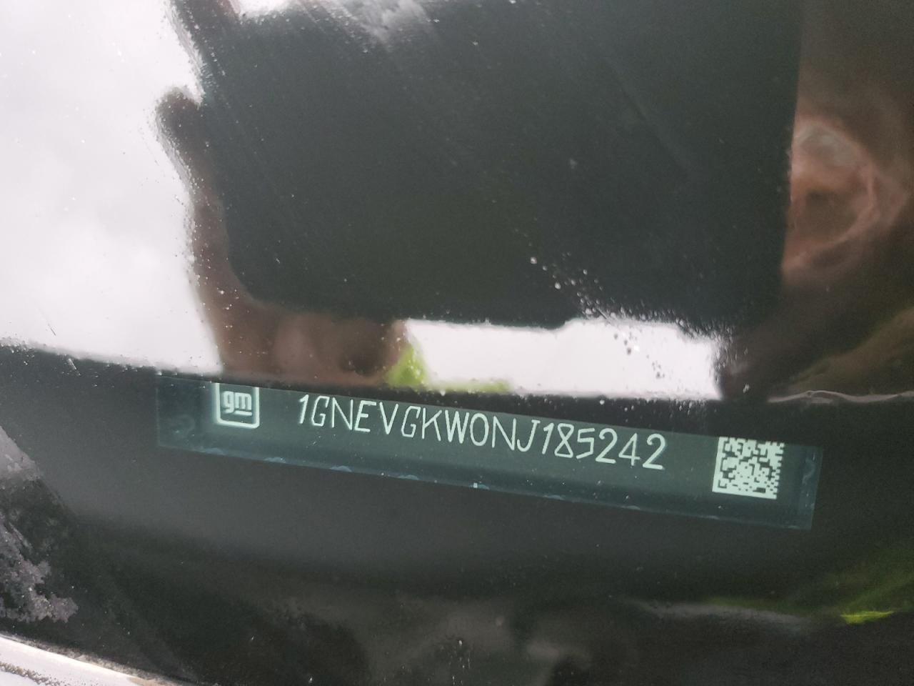 2022 CHEVROLET TRAVERSE LT VIN:1GNEVGKW0NJ185242