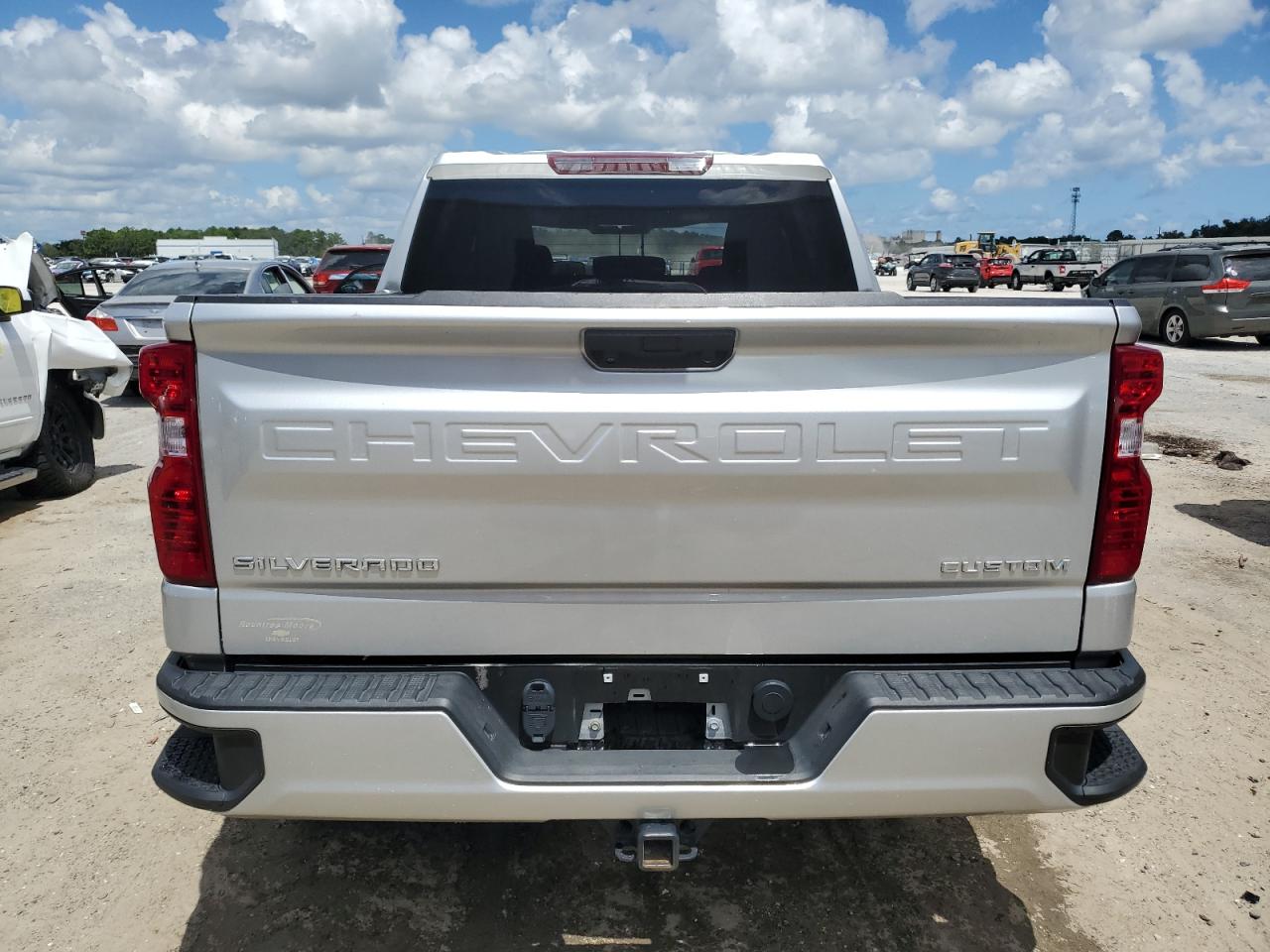 2022 CHEVROLET SILVERADO K1500 CUSTOM VIN:3GCPDBEK4NG608860