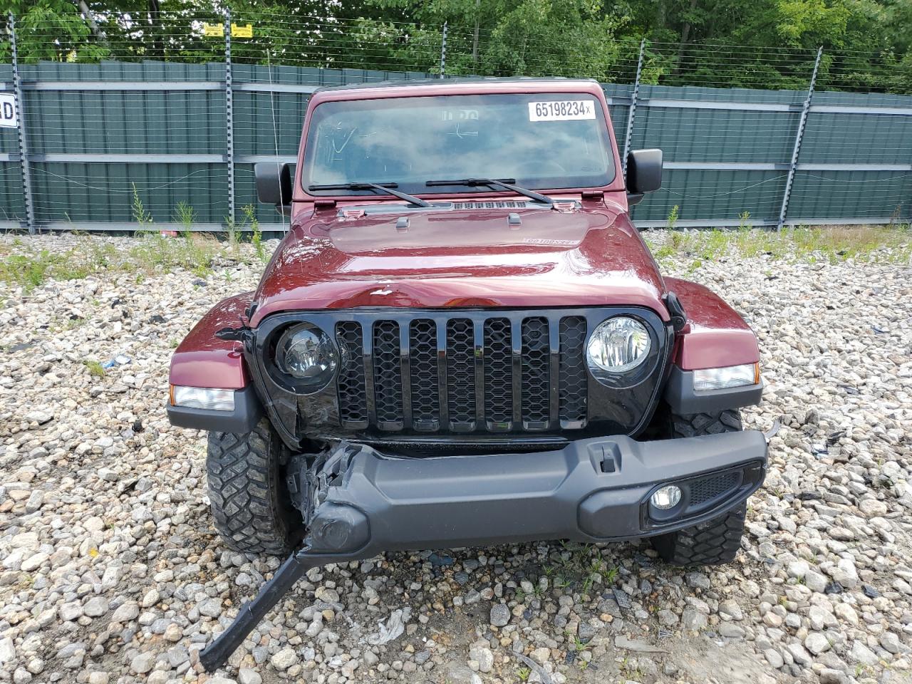 2022 JEEP GLADIATOR SPORT VIN:1C6HJTAG6NL119312