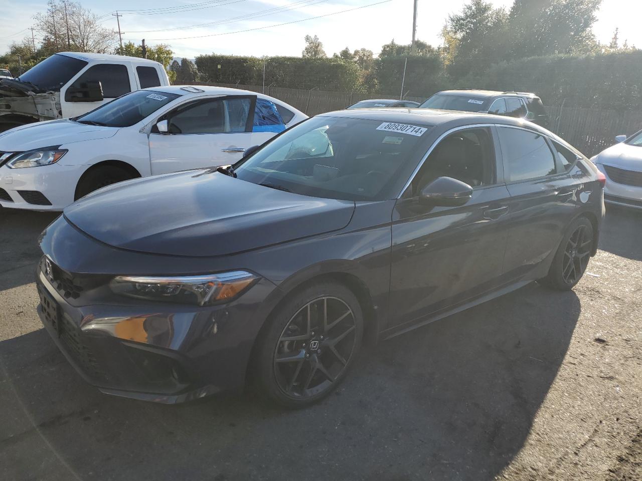 2022 HONDA CIVIC SPORT TOURING VIN:19XFL1H8XNE014830